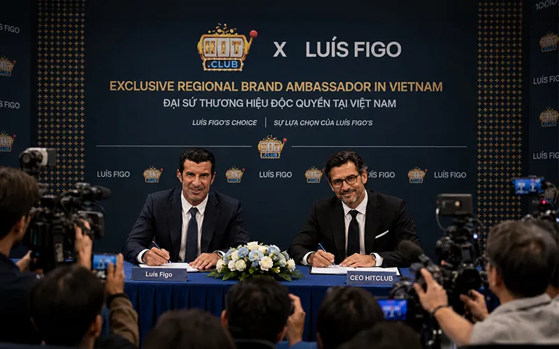 Hitclub hợp tác cùng Luís Figo