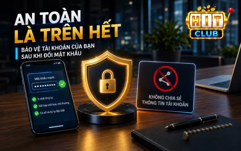 Biện pháp an toàn sau khi đổi mật khẩu