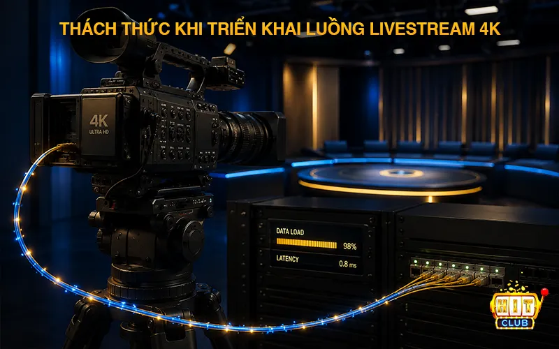 Thách thức khi triển khai nguồn livestream 4k