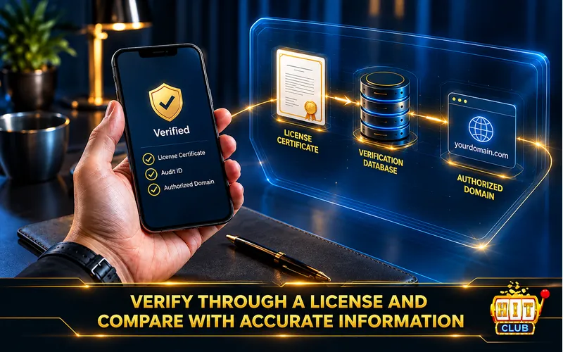 3 - step self-verification guide for Hitclub's operating license certification