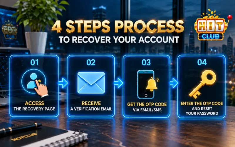 4-Step Account Recovery Process When Forgetting Your Password
