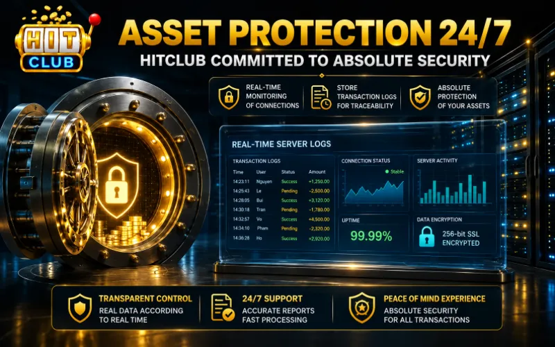 Asset protection policy and Hitclub server logs verification 