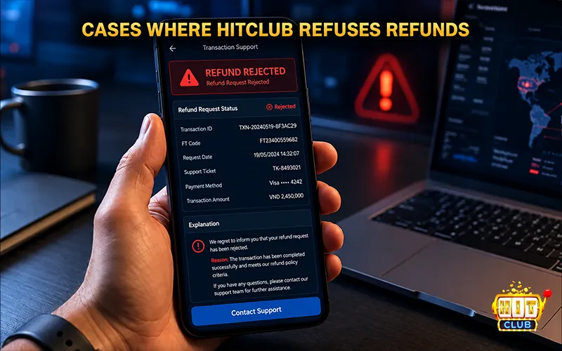 Cases Where Hitclub Refuses Compensation