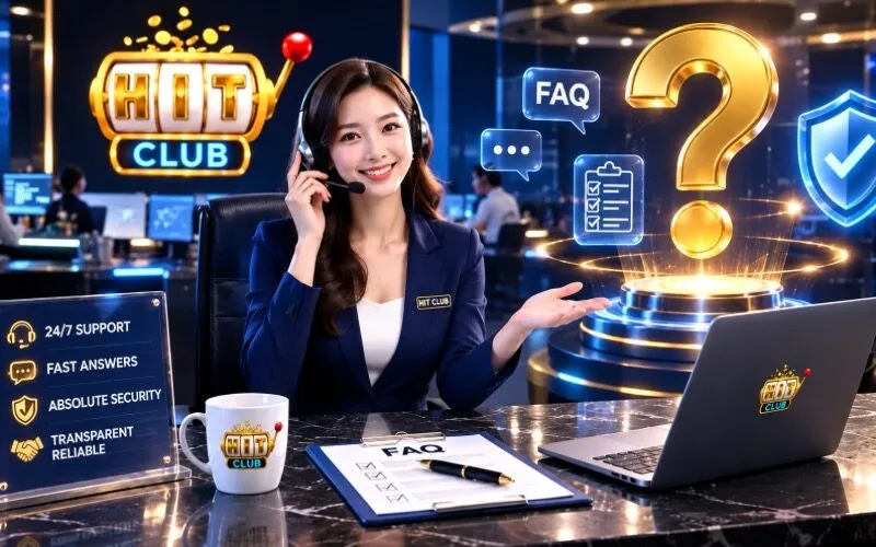 Contact Hitclub Customer Support for FAQ assistance