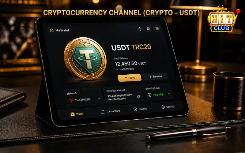 Convenient payment via crypto wallet