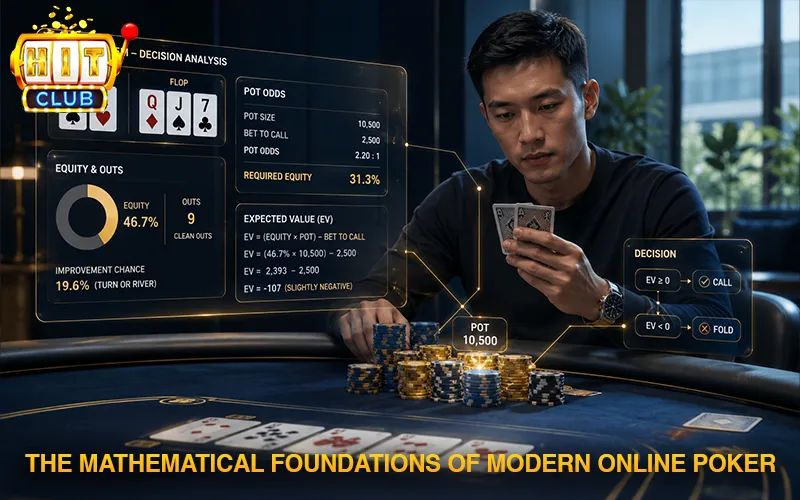 Foundations of mathematics and probability mindset in modern Poker