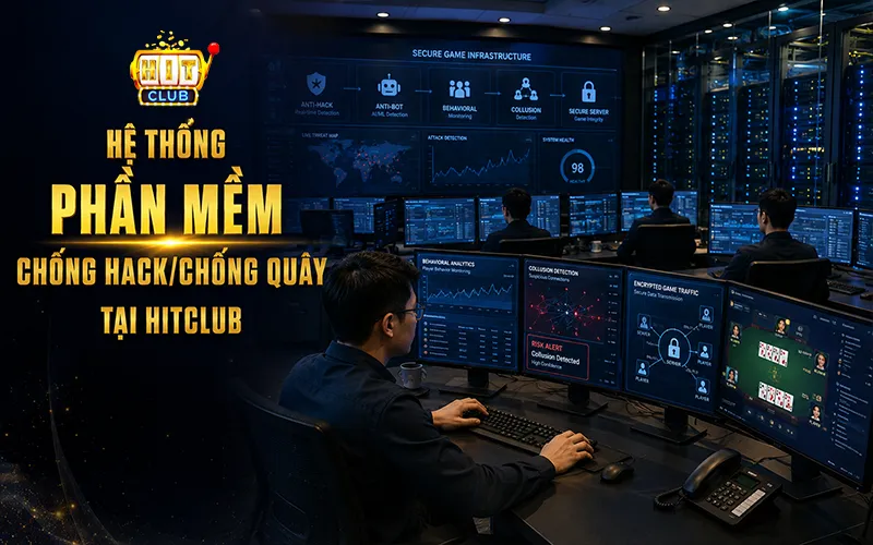 Hệ Thống Phần Mềm Chống Hack/Chống Quây Tại Hitclub