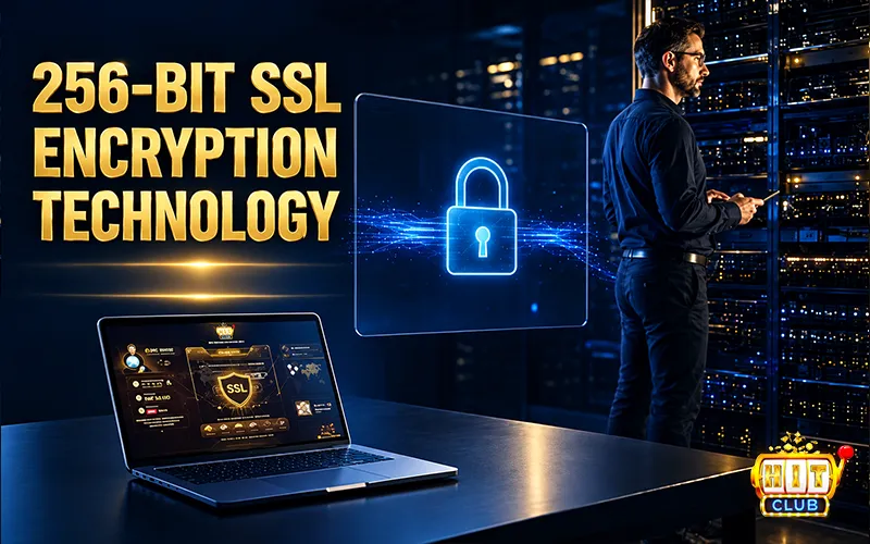 Hitclub's 256-Bit SSL Encryption Technology is Secure