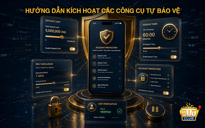 Hướng dẫn sử dụng công cụ tự bảo vệ tài khoản