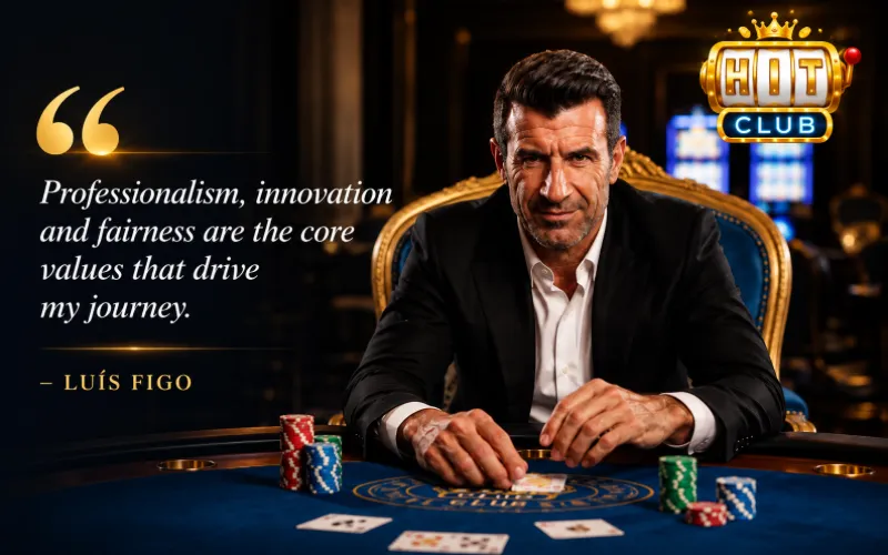 Message from legend Luís Figo to Hitclub members