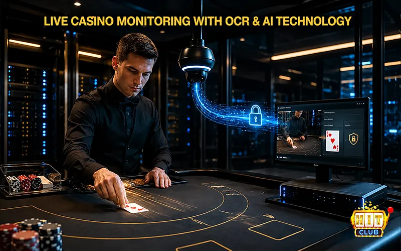 Transparency Live casino monitoring using OCR & AI technology