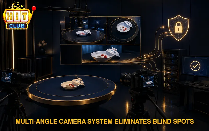 Live Xoc Dia Technology Applied at Hitclub Multi-camera setup in live xoc dia technology