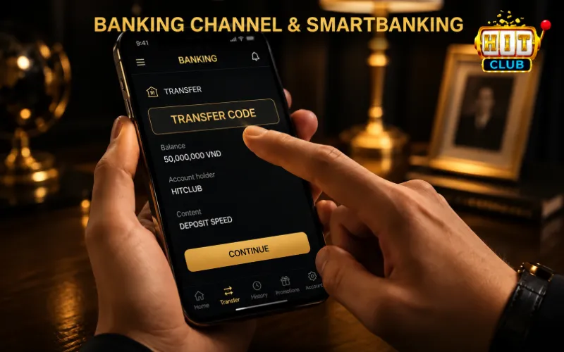 Omnichannel payment guide via banking & smart banking at Hitclub 