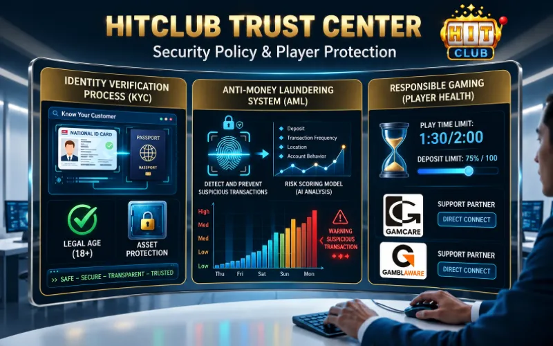 Player protection policy at Hitclub Center