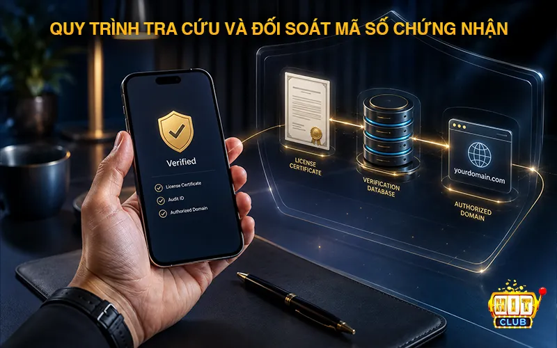 Quy trình 3 bước tự đối soát chứng nhận giấy phép hoạt động Hitclub