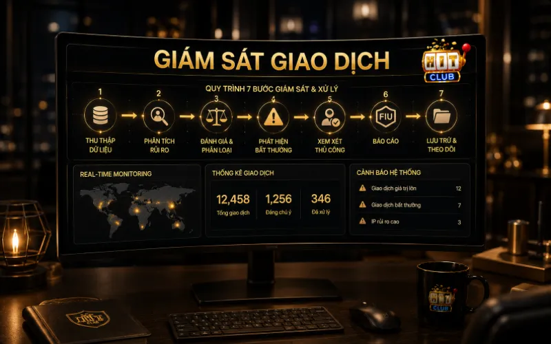 Quy trình giám sát và xử lý giao dịch thời gian thực