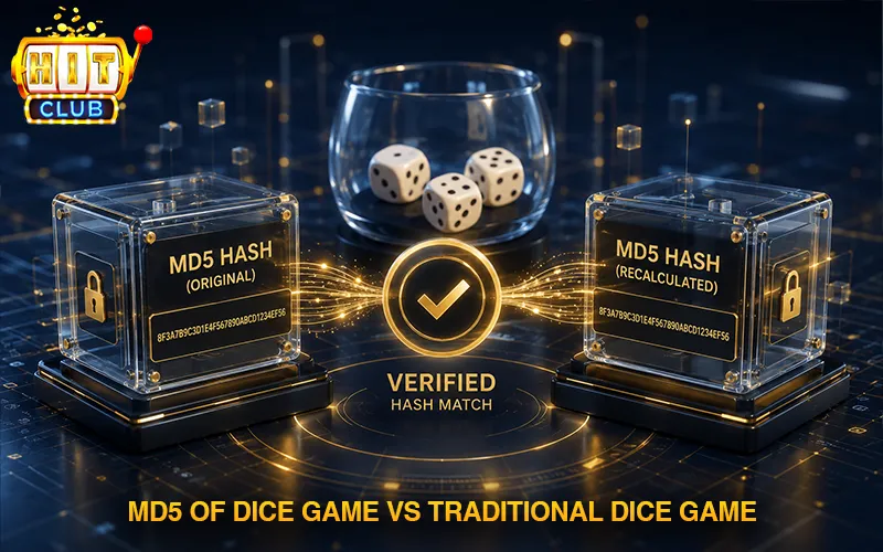 MD5 Sic Bo Result Announcement Rules At Hitclub Technical comparison table: MD5 Sic Bo vs. Classic Sic Bo